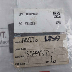 Hydril Aa276 84-p96 Mux Control Systems Rubber Packer Seal 1-1/2" Rev A