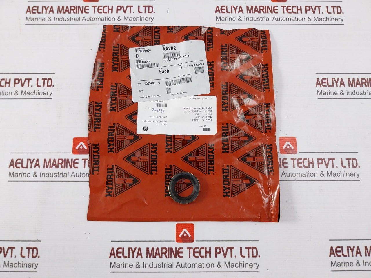 Hydril Aa282 O-ring Seal R100528036 84-p96 Mux Control System