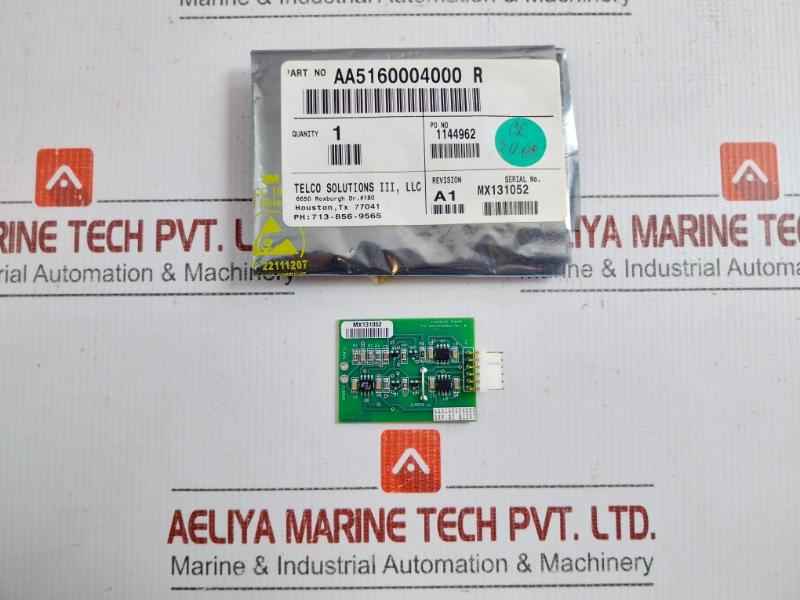 Hydril Aa5170004000 Flowmeter Preamp Pcb Card Aa5160004000