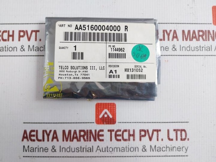 Hydril Aa5170004000 Flowmeter Preamp Pcb Card Aa5160004000