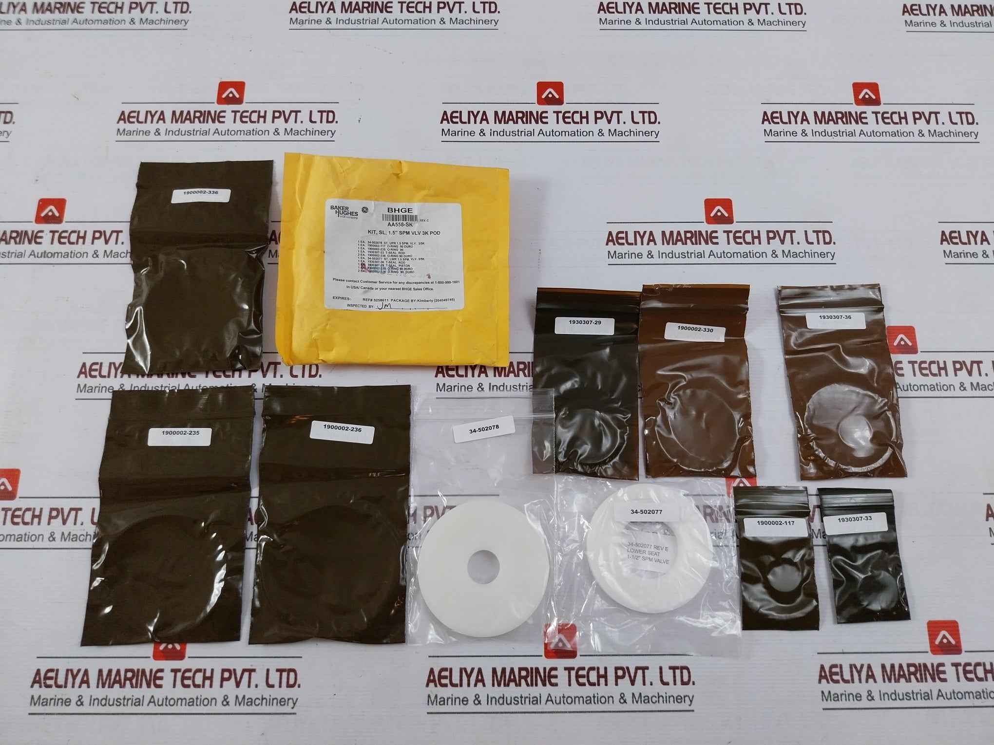 Hydril Aa558-sk Spm Valve Seal Kit Assy For 1.5" 3K Rev.C Rod .875