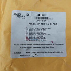 Hydril Aa558-sk Spm Valve Seal Kit Assy For 1.5" 3K Rev.C Rod .875