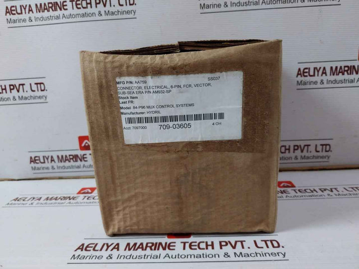Hydril Aa759 Subsea Electrical Connector Kit 6-pin Am932-sp, Gtb015372