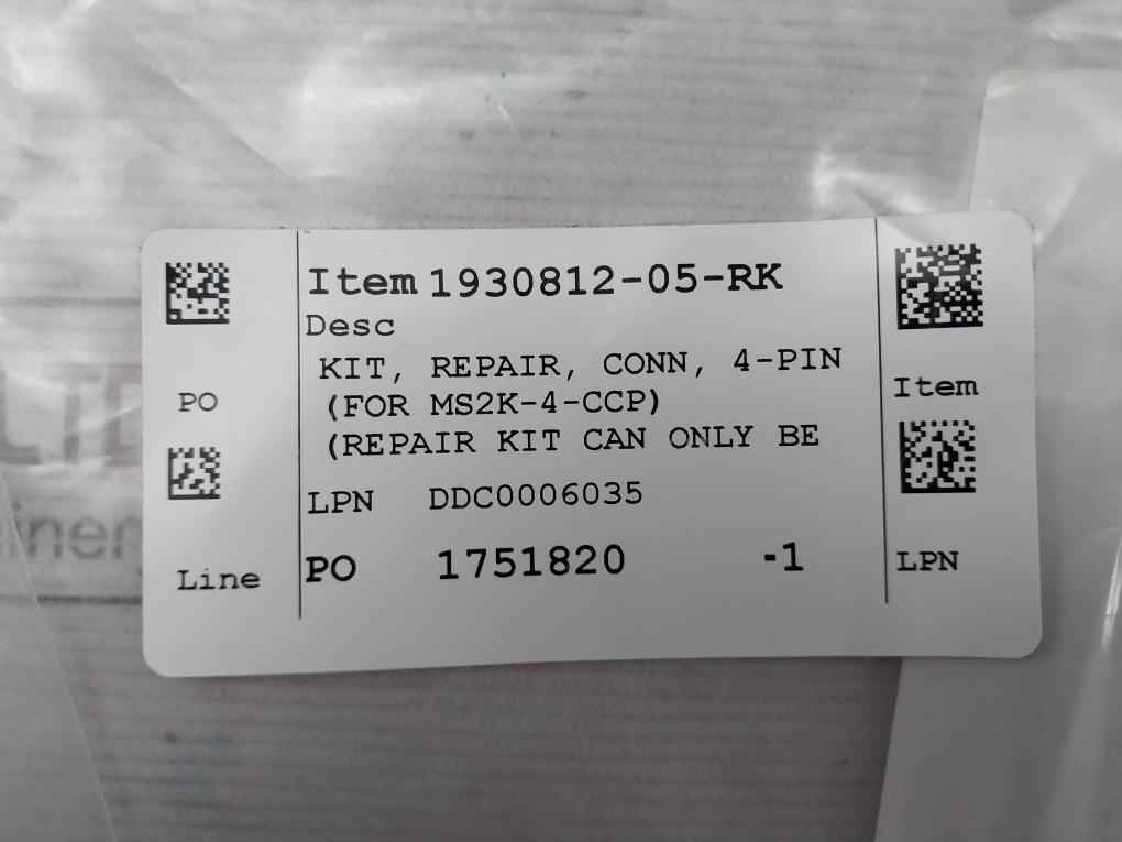 Hydril Ab333-rk Repair Kit For A 4-pin Electrical Connector 1930812-05-rk