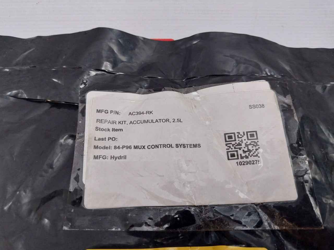 Hydril Ac394-rk Bladder Repair Kit 2.5L 84-p96 Mux Control Systems Rev A4