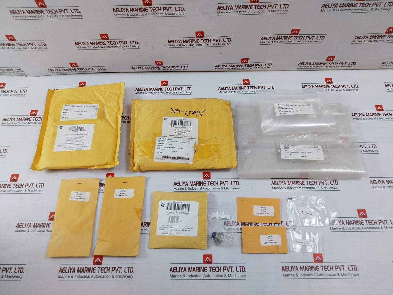 Hydril Ac409-rk Repair Kit For Gen-ii Mux Auto-shear Valve Rev A2