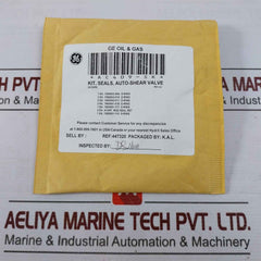 Hydril Ac409-rk Repair Kit For Gen-ii Mux Auto-shear Valve Rev A2