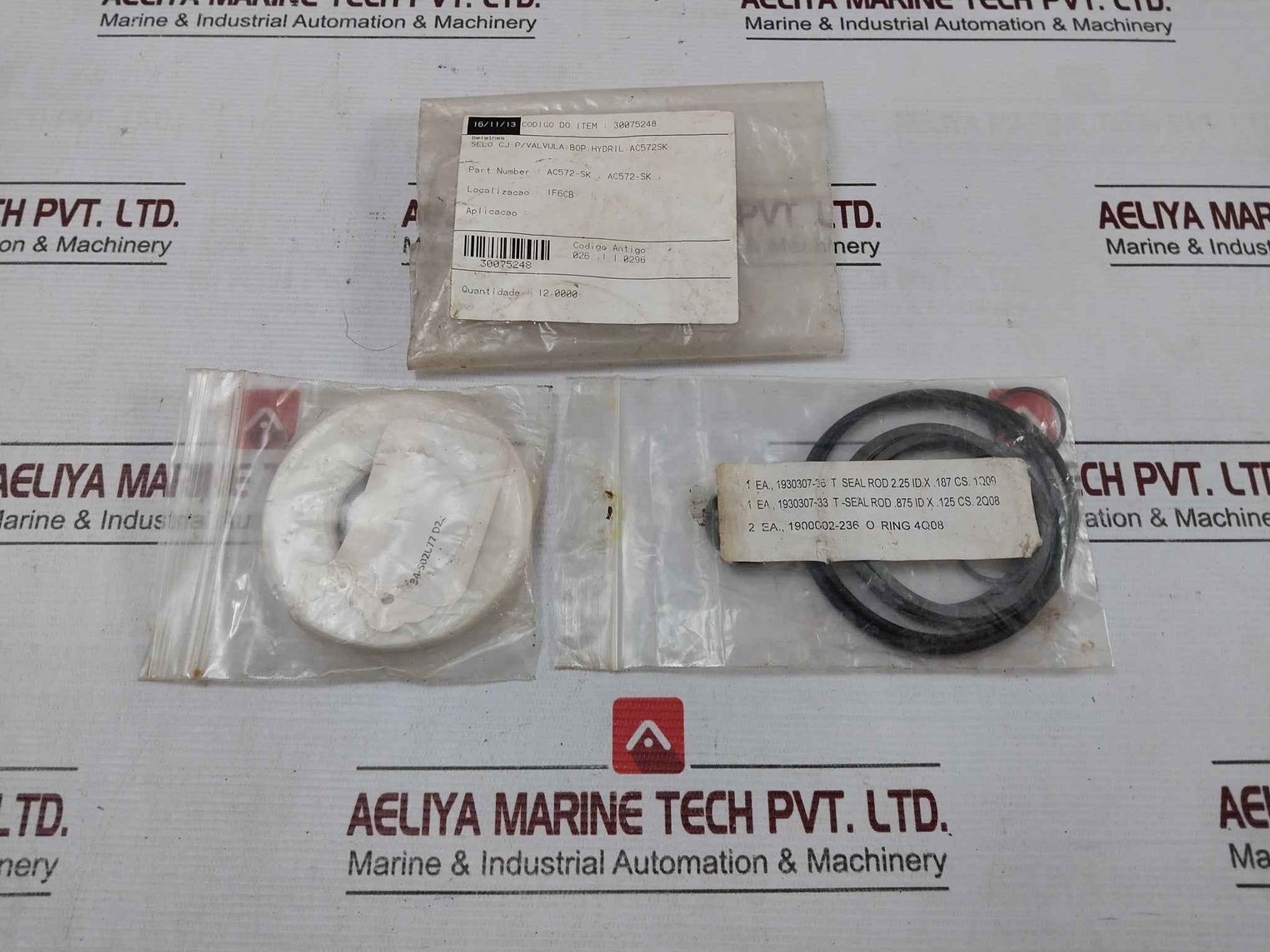 Hydril Ac572-sk Valve Repair Seal Kit 026.11.1.0296