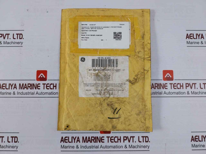 Hydril Ad256-sp Spares Kit, Riser Receive Kit Assembly For Bop Frame Ss025A
