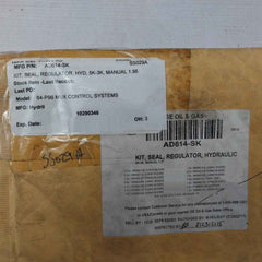 Hydril Ad614-sk Seal Kit For Hydraulic Regulator 5K-3K, Manual 1.56/1.5" Rev: D