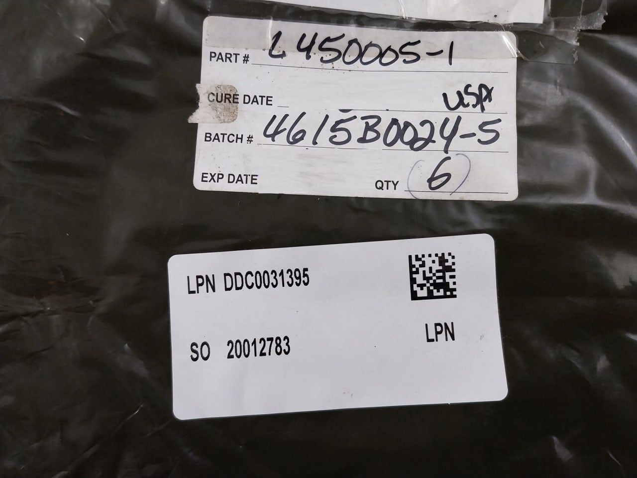 Hydril L450005-1 B-style Polypak Seal– 10.25” Od X 9.75” Id X 0.25” Cs Ss007