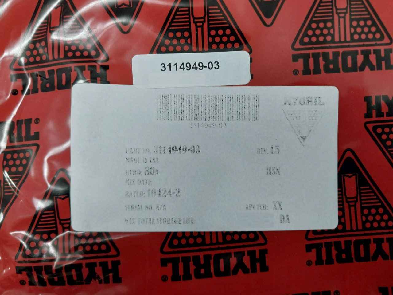 Hydril 3145962 Seal Kit, 18-15M, 22