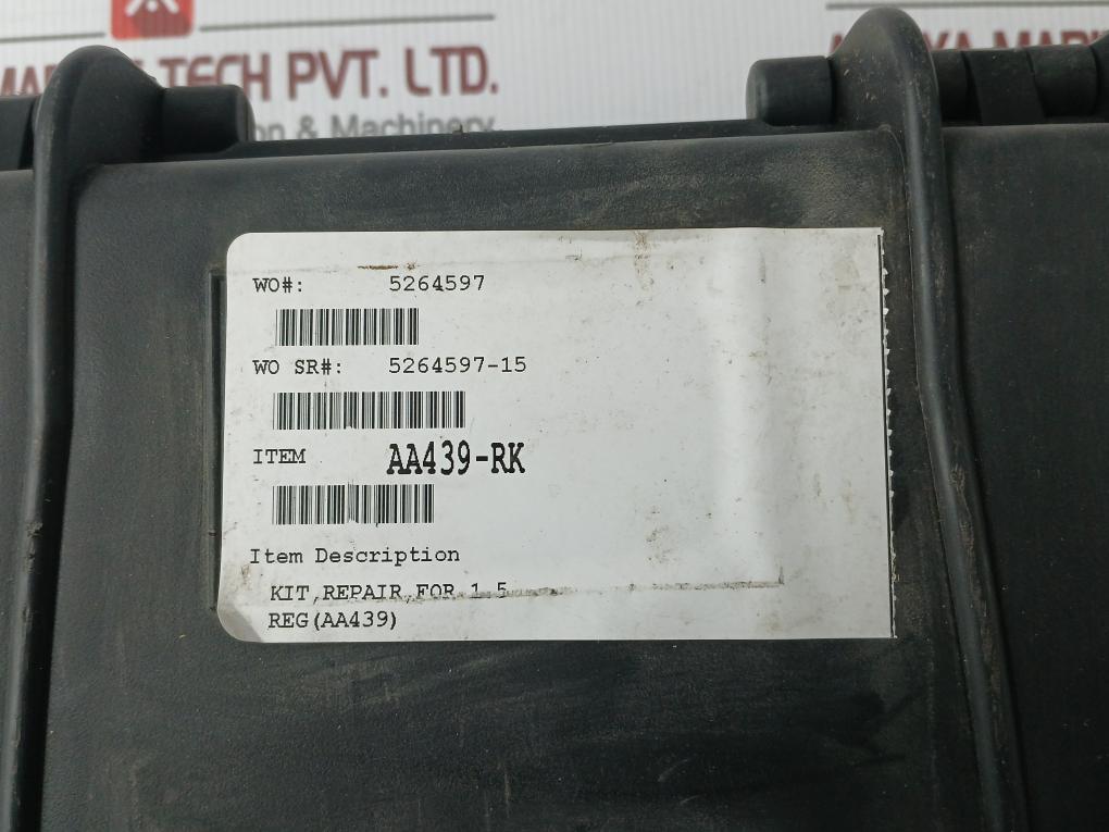 Hydril Aa439-rk Gen-ii Mux Repair Kit For 1.5 Reg (Aa439) Ad328-02 Rev A1