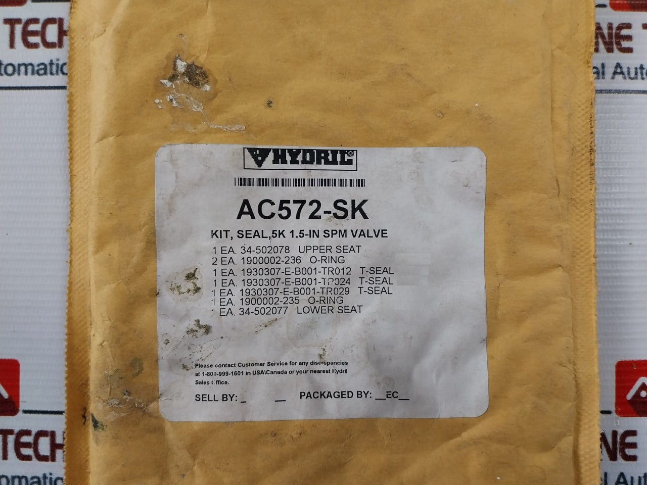 Hydril Ac572-sk Valve Seal Kit