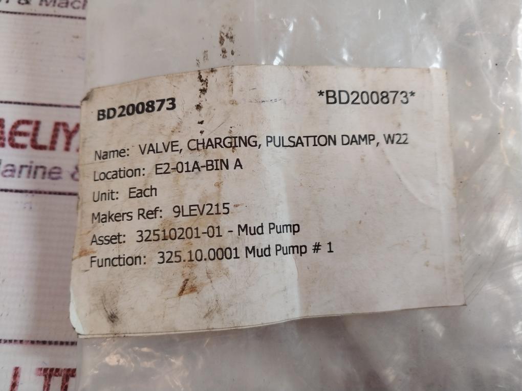 Hydro Fitting HF2001 Charging Valve REV E 75-100 in. Lbs.