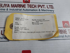 Hydrocontrol 10070 Foot Pedal Control For Crane 7032A355