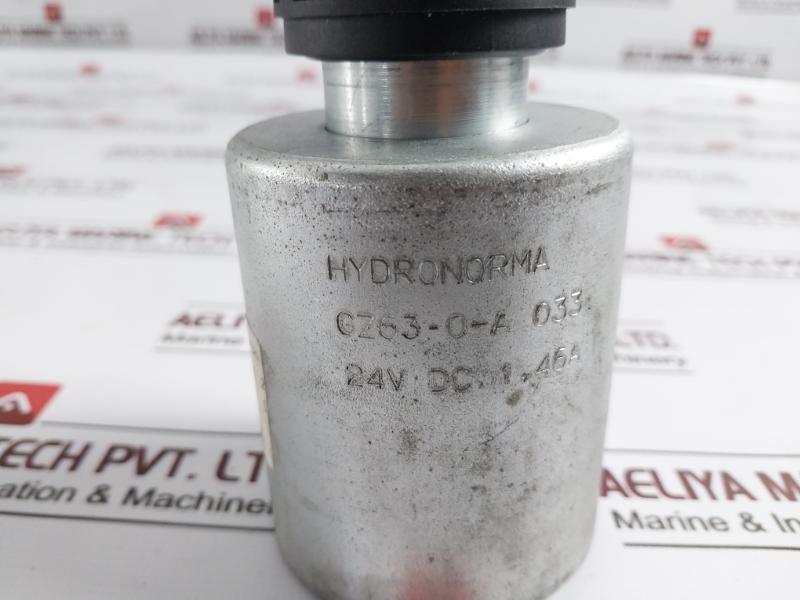 Hydronorma Gz63-0-a Solenoid For Hydraulic Valve 24V Dc 405.11.20.010