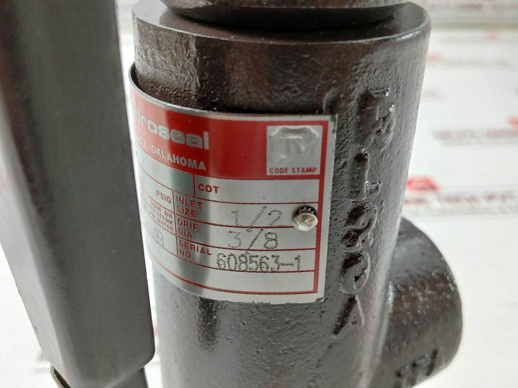 Hydroseal 1.Bv0Lf/E5 Relief Valve 1800Psig Wcb Ifa 37P L16 Sb2A
