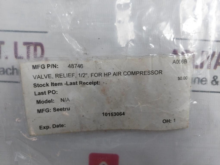 Hydroseal 1Bv0Lf/D0 Safety Relief Valve 385Psig Sb2A Pl20A A006B