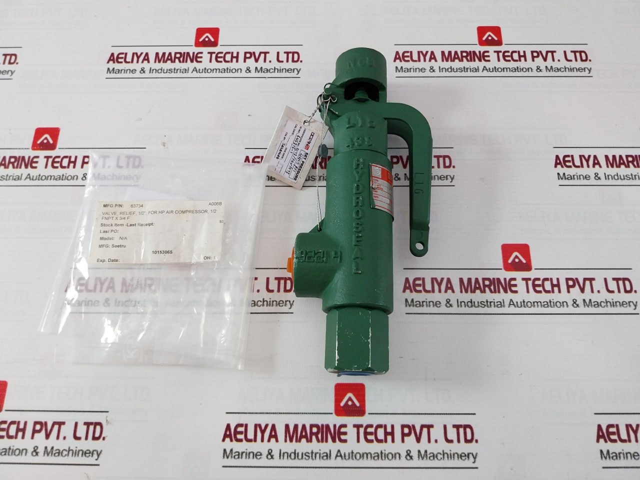 Hydroseal 2Bv0Lf/G5 Pressure Relief Valve 4400Psig Pl20A A006B Ly5