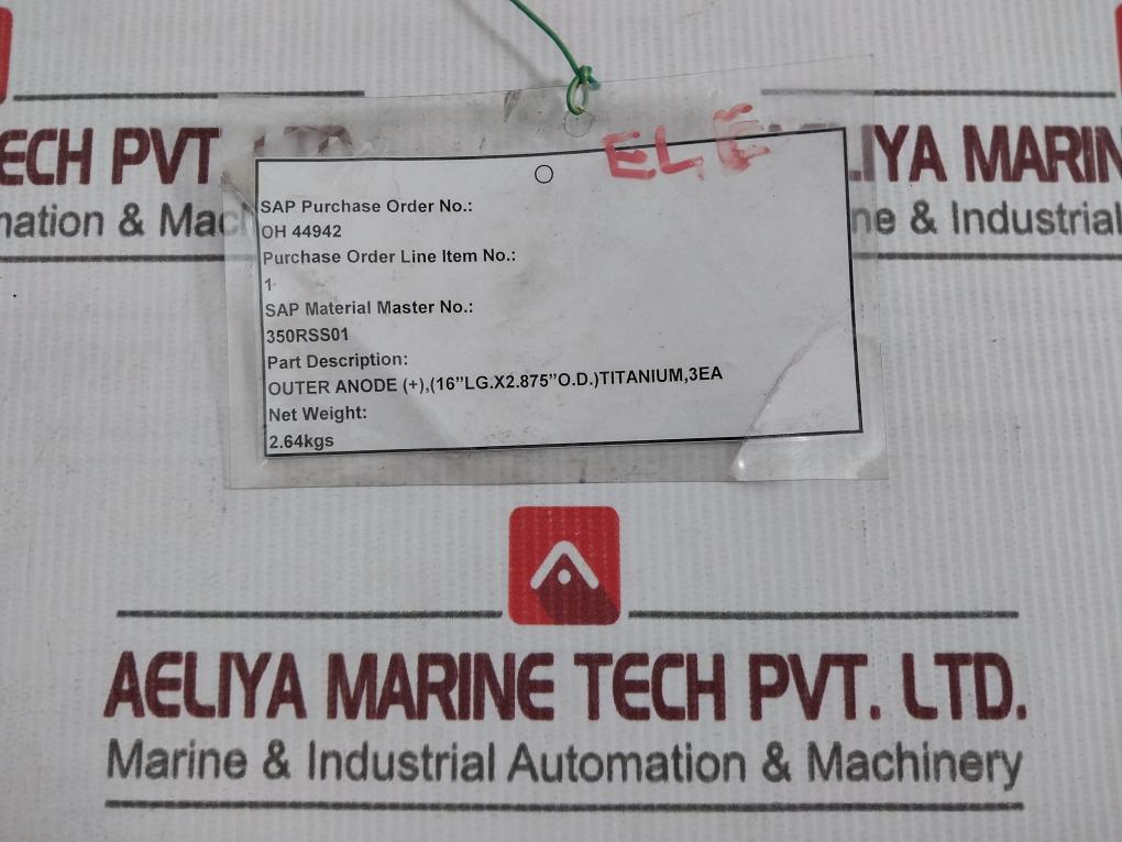 Hylor 350Rss01 Outer Anode