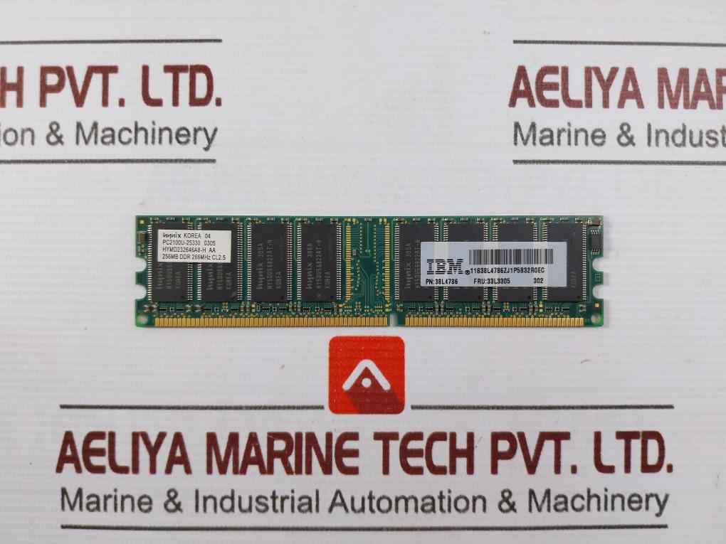 Hynix Pc2100U-25330 Sdram Memory 94V-0 256Mb Ddr 266Mhz Cl2.5