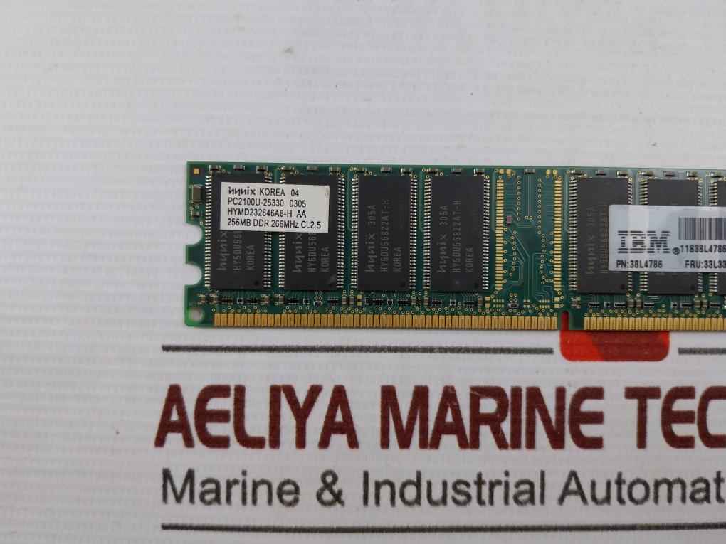 Hynix Pc2100U-25330 Sdram Memory 94V-0 256Mb Ddr 266Mhz Cl2.5