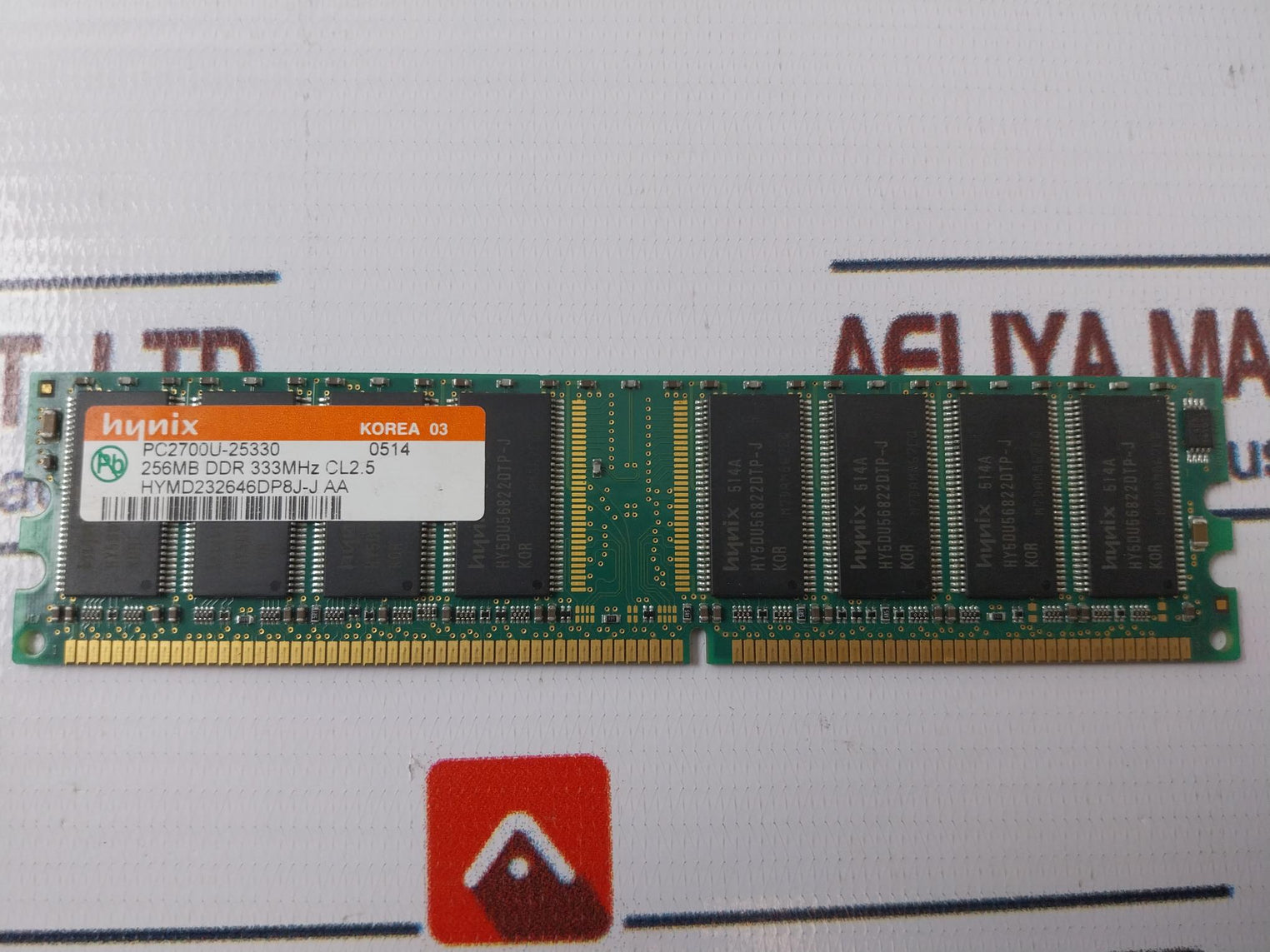 Hynix PC2700U-25330 Ram Memory Module HYMD232646DP8J-J AA