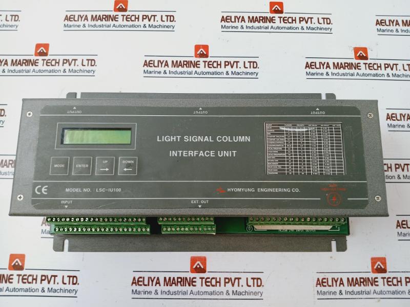 Hyomyung Engineering Lsc-iu100 Light Signal Column Interface Unit Ac250 24A