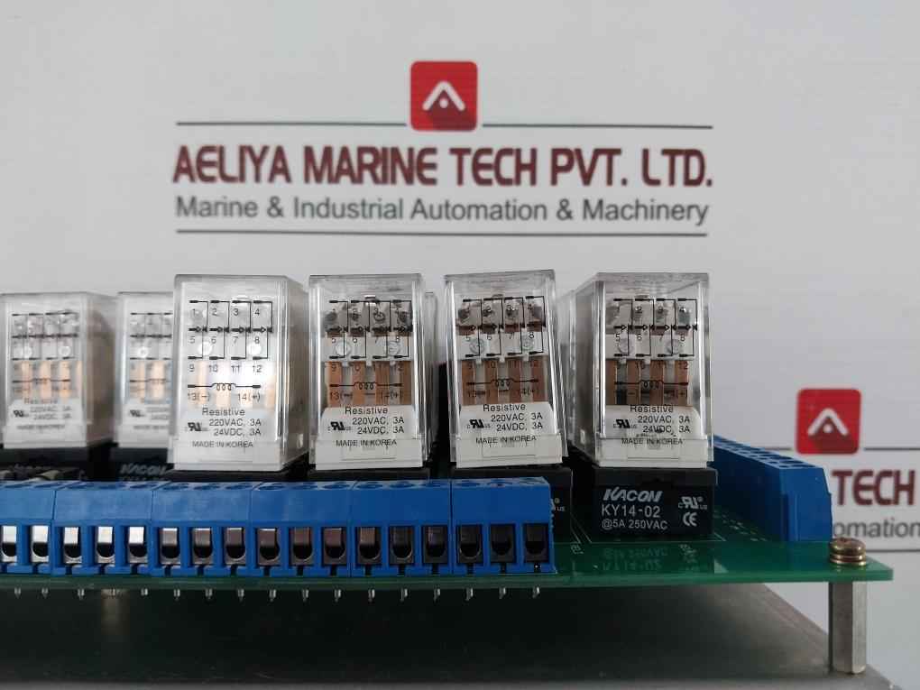 Hyun Jin Hj-107-1 Signal Light Column Pcb Card Module