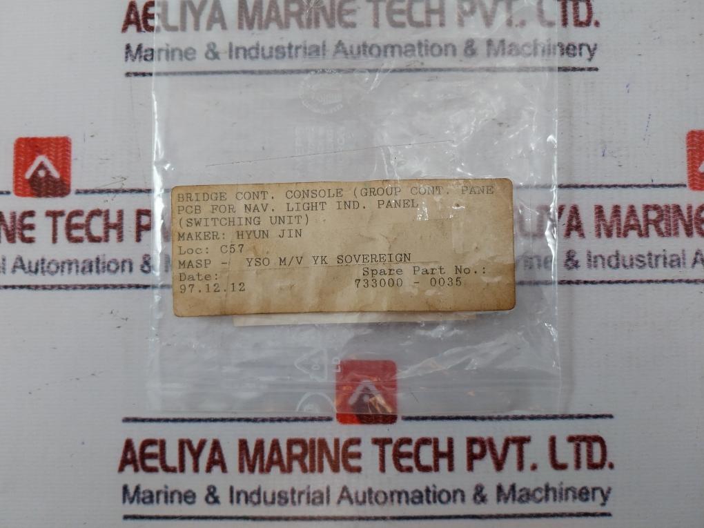 Hyun Jin Tonic-0055 Pcb For Navigation Light Indicator Panel Switching Unit