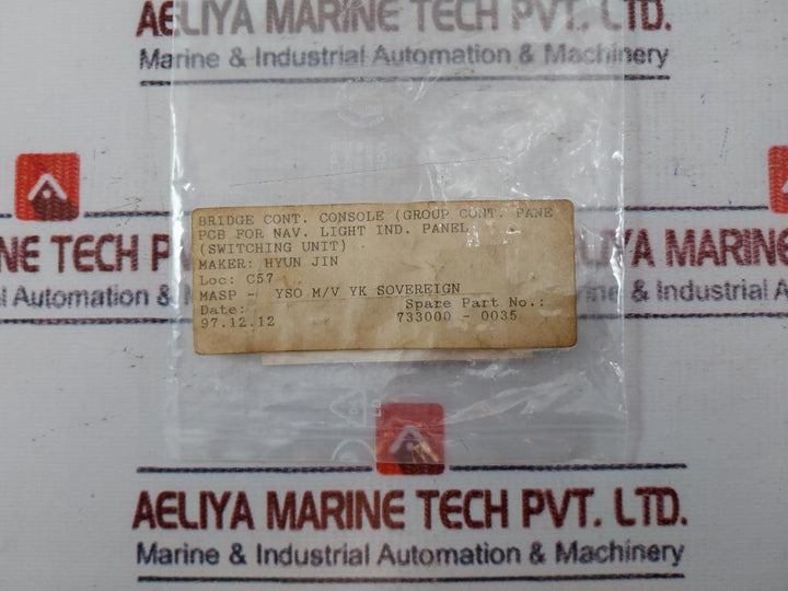 Hyun Jin Tonic-0055 Pcb For Navigation Light Indicator Panel Switching Unit