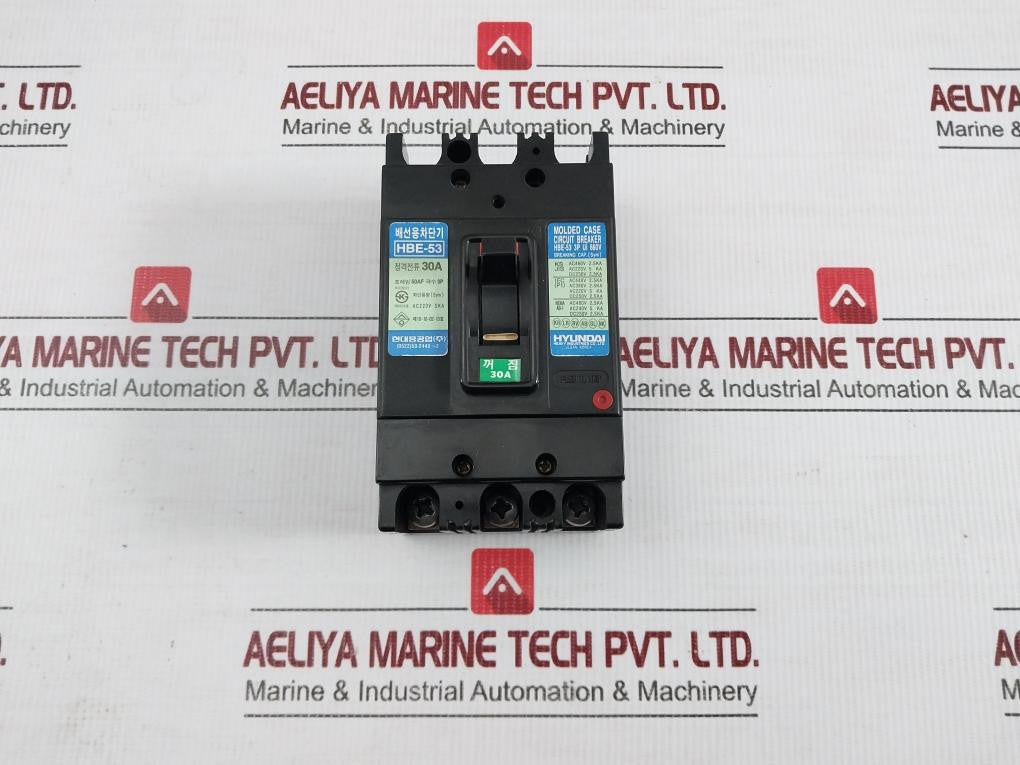 Hyundai-Molded-Case-Circuit-Breaker-660v-30a-3-Pole-Hbe-53-2