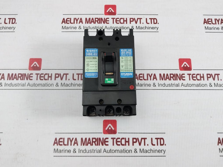 Hyundai-Molded-Case-Circuit-Breaker-660v-30a-3-Pole-Hbe-53-2