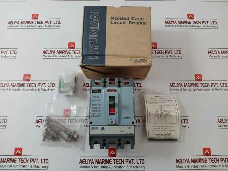 Hyundai 100Af 3P 50/60Hz Molded Case Circuit Breaker Hibx 103Nt