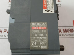 Hyundai 100Af 3P 50/60Hz Molded Case Circuit Breaker Hibx 103Nt