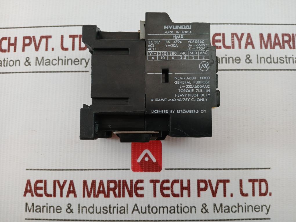 Hyundai 200...220V 60Hz Auxiliary Contact Block Hmx 31