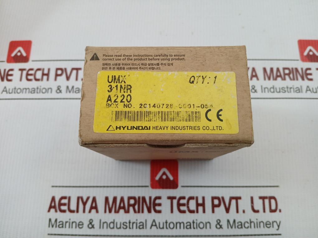 Hyundai 200V-220V 60Hz Auxiliary Relay Umx 31