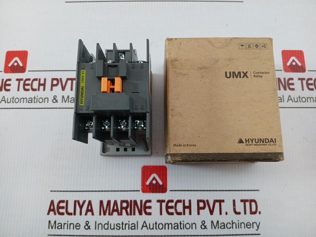 Hyundai 200V-220V 60Hz Auxiliary Relay Umx 31