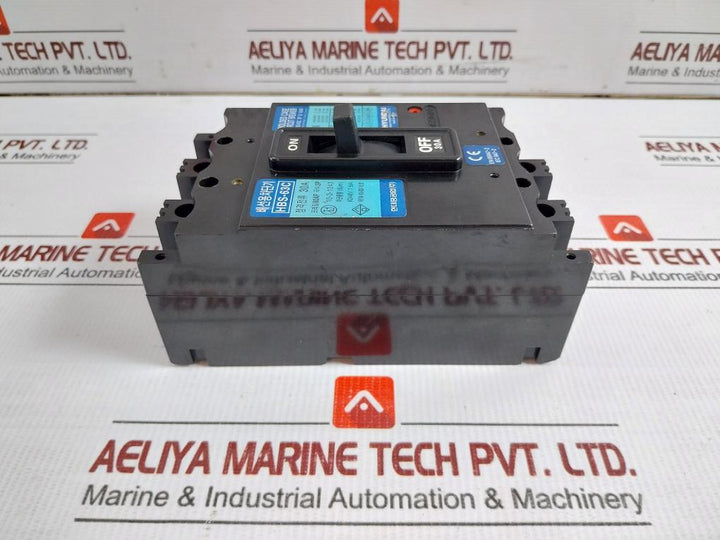 Hyundai 3P Molded Case Circuit Breaker 660V 30A Part No Hbs-63C