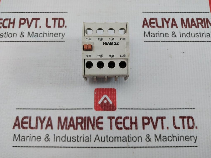 Hyundai 4-pole Auxiliary Contact Block 690V Ac Hiab 22