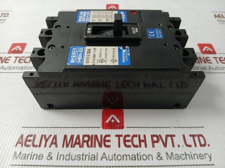 Hyundai 660V Molded Case Circuit Breaker Hbh-53