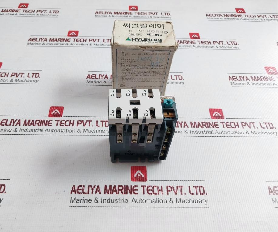 Hyundai 660V Thermoelectric Overcurrent Relay Hor 3D63