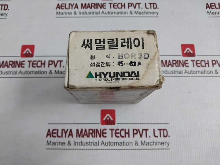 Hyundai 660V Thermoelectric Overcurrent Relay Hor 3D63