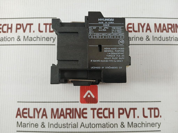Hyundai 750V/20A Control Relay Hmx 31