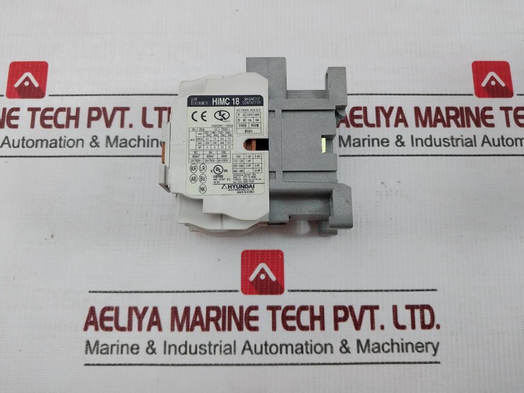 Hyundai Ac Magnetic Contactor 750V/25A Himc 18