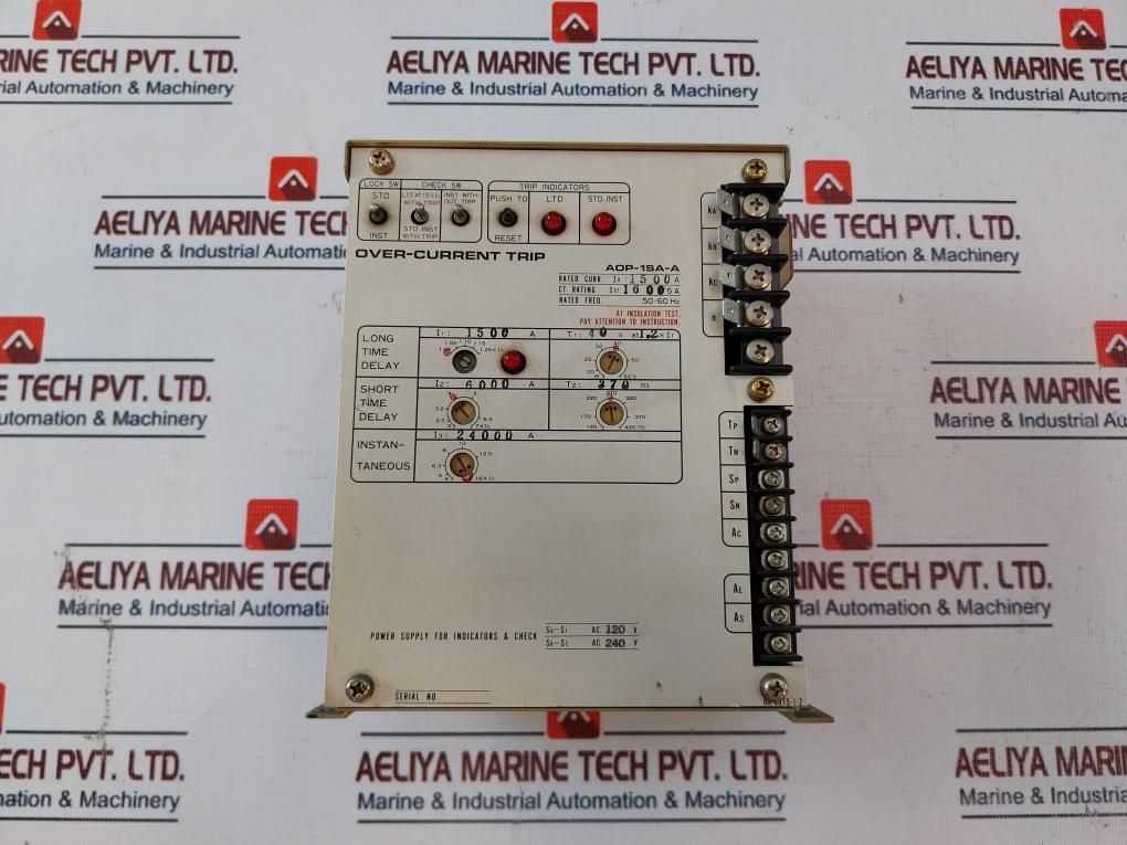 Hyundai AOP-1SA-A Over-current Trip Air Breaker 1500a