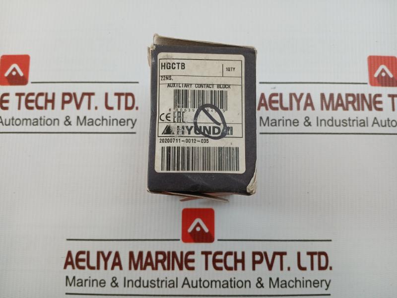 Hyundai Auxiliary Contact Block 16A 690V Part No Hgc Tb 22Ns