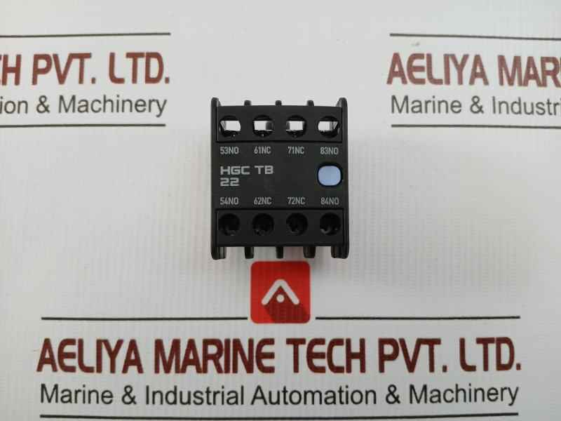 Hyundai Auxiliary Contact Block 16A 690V Part No Hgc Tb 22Ns