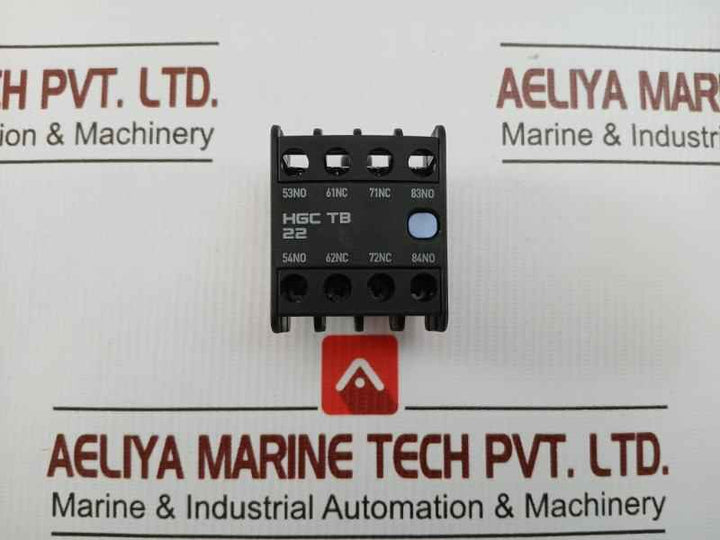 Hyundai Auxiliary Contact Block 16A 690V Part No Hgc Tb 22Ns